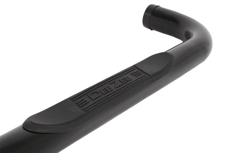 Deezee 14-19 Chevrolet Silverado Tubes - 3In Round Black Steel CrewCab - Additional View 7