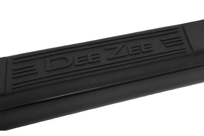 Deezee 14-19 Chevrolet Silverado Tubes - 3In Round Black Steel ExtCab - Installation View