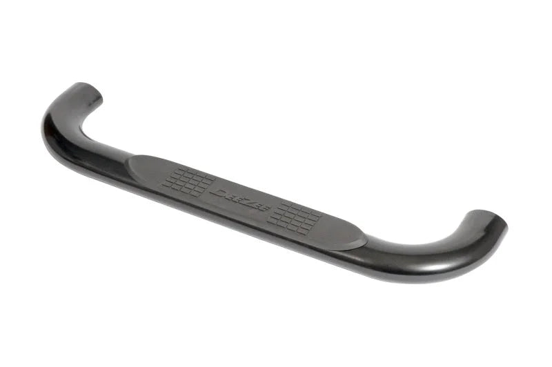 Deezee 14-19 Chevrolet Silverado Tubes - 4In Oval Black Steel RegCab - Detail View