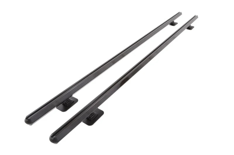 Deezee 14-23 Chevrolet Silverado Hex Series Side Rails - Gloss Black 6 1/2Ft Bed - Main Product View