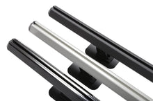 Load image into Gallery viewer, Deezee 14-23 Chevrolet Silverado Hex Series Side Rails - Gloss Black 8Ft Bed - Side View