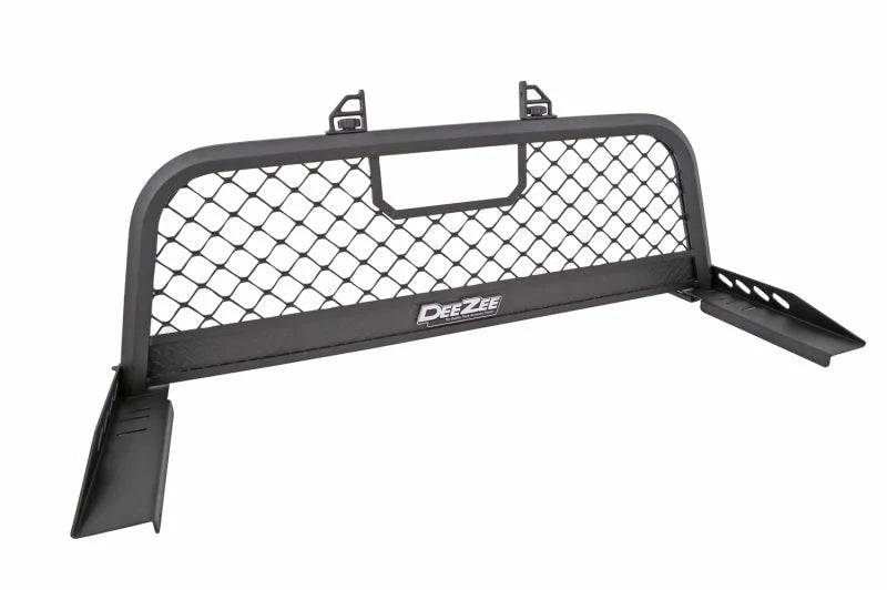 Deezee 15-23 Chevrolet Colorado Cargo Management Cab Rack - TXT Blk Mesh - Main Product View
