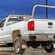 Load image into Gallery viewer, Deezee 15-23 Chevrolet Colorado Cargo Management Rear Rack - Silver - Side View