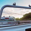 Load image into Gallery viewer, Deezee 15-23 Chevrolet Colorado Cargo Management Rear Rack - Silver - Installation View