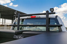 Load image into Gallery viewer, Deezee 15-23 Ford F-150 Cargo Management Cab Rack (Txt Blk) - Back View
