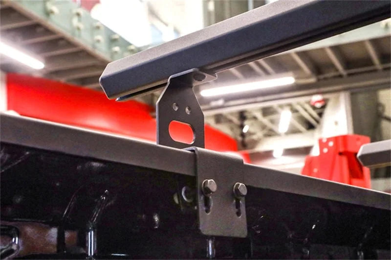 Deezee 16-23 Nissan Titan Cargo Management Universal Hex Series Cross Rails Bolt Pack - Back View