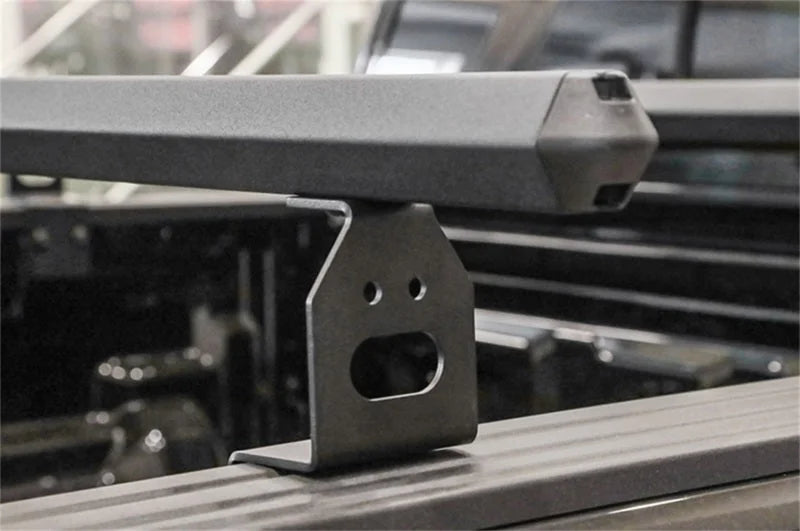 Deezee 16-23 Toyota Tacoma Cargo Management Universal Hex Series Cross Rails Bolt Pack - Installation View