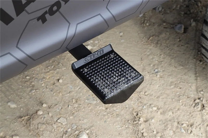 Deezee 17-23 Ford Super Duty Side Box Step 6 1/2Ft Bed - Back View