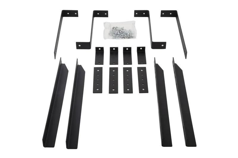 Deezee 19-21 Ford Transit Van Running Board Rough Step Bracket Kit - Main Product View