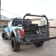 Load image into Gallery viewer, Deezee 19-23 Chevrolet Silverado Tailgate Protector Full Black-Tread - Detail View