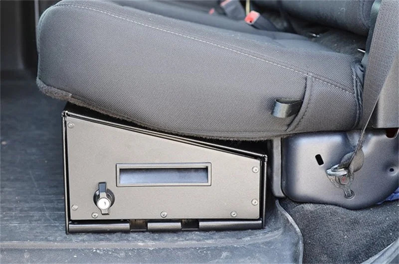 Deezee 19-23 Chevrolet Silverado Tool Box - Specialty Under Seat Drawer - Back View