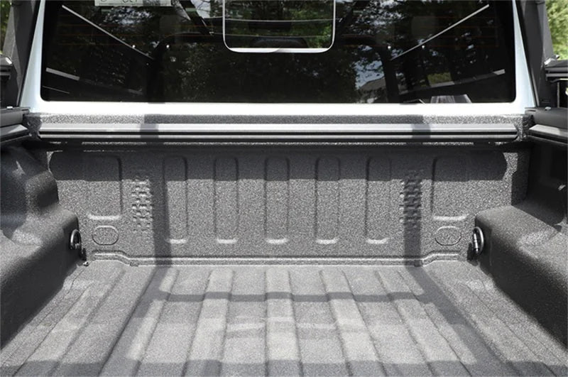 Deezee 20-23 Jeep Gladiator Cargo Management - Hex Bed Rails Txt Blk - Installation View