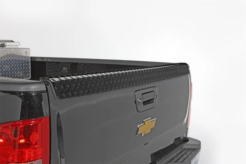 Deezee 88-00 Chevrolet/GMC C/K Pickup Tailgate Protector Cap Black-Tread - Side View