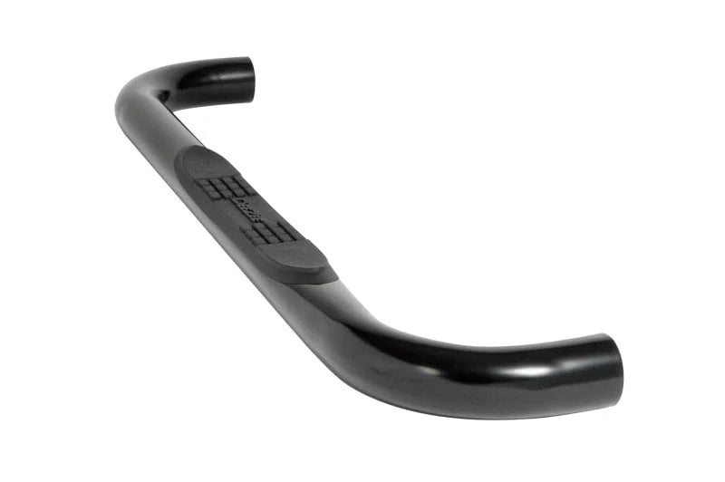 Deezee 94-02 Dodge Ram Tubes - 3In Round Black Steel RegCab - Main Product View