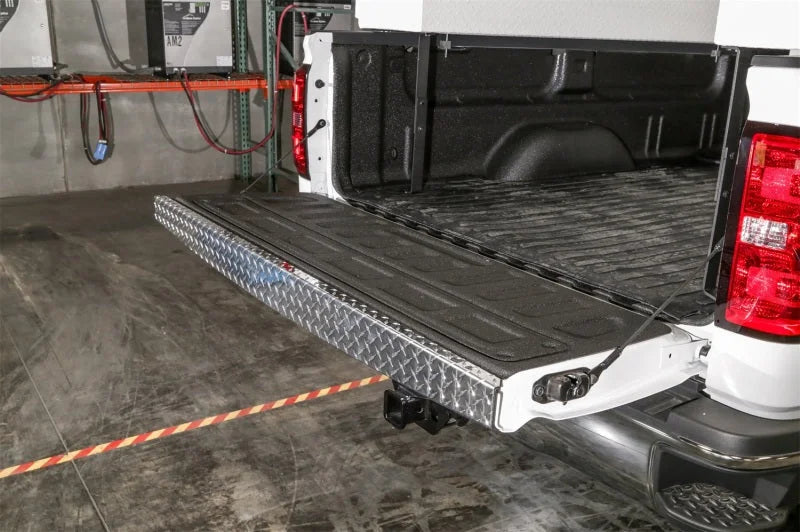Deezee 99-07 Ford SuperDuty Tailgate Protector Cap Brite-Tread - Side View