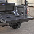 Load image into Gallery viewer, Deezee 99-07 Ford SuperDuty Tailgate Protector Full Black-Tread - Side View