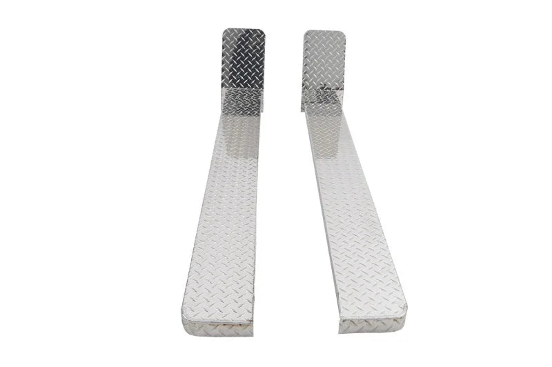 Deezee 99-13 Chevrolet Silverado Running Board Cab Section ExtCab Brite-Tread Aluminum - Additional View 16