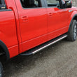 Load image into Gallery viewer, Deezee 99-23 Chevrolet/GMC/Dodge/Ford Full Size Running Board CrewCab Truck Board (Chrome Trim) - Back View