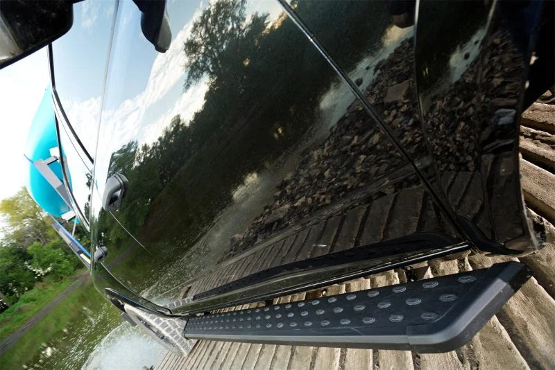 Deezee 99-23 Chevrolet/GMC/Dodge/Ford Full Size Running Board ExtCab NXt Universal Truck Board - Back View