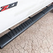 Load image into Gallery viewer, Deezee 99-23 Chevrolet/GMC/Dodge/Ford  Full Size Truck Tubes - 6In Oval - Black Steel (RegCab) - Side View