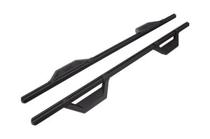Deezee 99-23 Chevrolet/GMC/Dodge/Ford Full Size Truck Hex Cast -Super Cab Side Steps (Txt Blk) - Main Product View