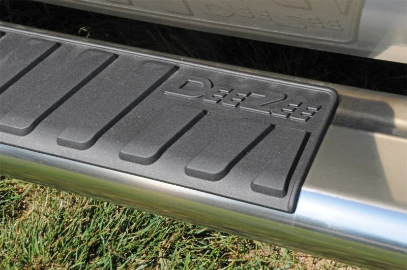 Deezee 99-23 Chevrolet/GMC/Dodge/Ford Full Size Truck Tubes - 6In Oval - Stainless Steel (RegCab) - Side View
