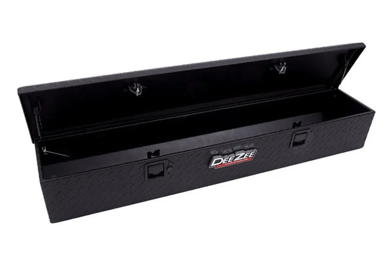 Deezee BKTX/TB Red Series Utility Chest - 54 in. Low Pro - Texture Black - Side View