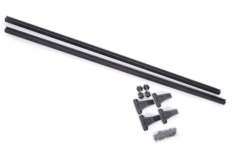 Deezee Cargo Management - Universal Hex Series Cross Rails - 68in. Kit - Texture Black - Main Product View