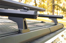 Load image into Gallery viewer, Deezee Cargo Management - Universal Hex Series Cross Rails - 74in. Kit - Texture Black - Back View