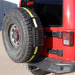 Load image into Gallery viewer, Deezee Universal Cargo Management Spare Tire Mount - Side View