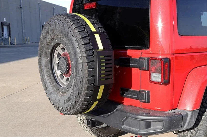 Deezee Universal Cargo Management Spare Tire Mount - Side View