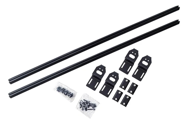 Deezee Universal Cargo Management Universal Hex Series Cross Rails - Txt Blk (Full Size) - Additional View 5