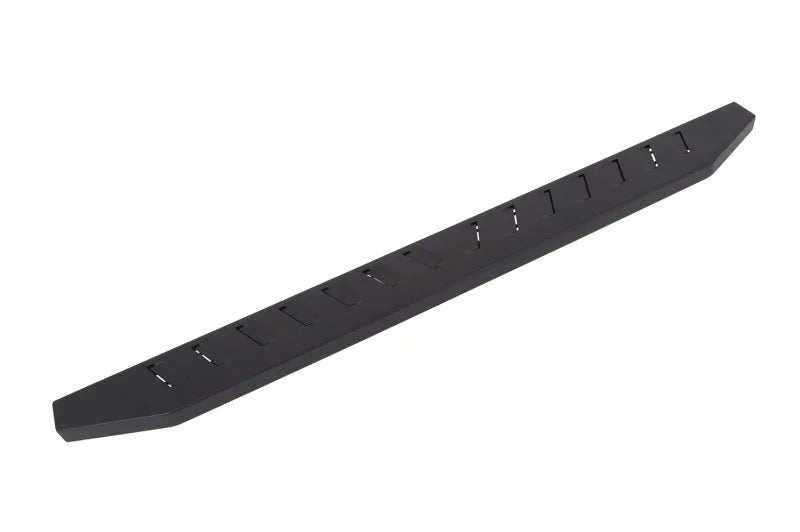 Deezee Universal Chevrolet/GMC/Dodge/Ford Full Size Running Board ExtCab Section Louvered Black - Main Product View
