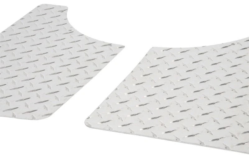 Deezee Universal Flaps Brite-Tread Universal 11x19 Notched (Blk) - Installation View