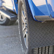 Load image into Gallery viewer, Deezee Universal Flaps Brite-Tread Universal 11x19 Notched (Txt Blk) - Side View