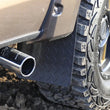 Load image into Gallery viewer, Deezee Universal Flaps Brite-Tread Universal 11x19 Notched (Txt Blk) - Installation View