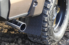 Load image into Gallery viewer, Deezee Universal Flaps Brite-Tread Universal 11x19 Notched (Txt Blk) - Installation View