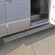 Load image into Gallery viewer, Deezee Universal Running Board Rough Step (90In Steel) - Installation View