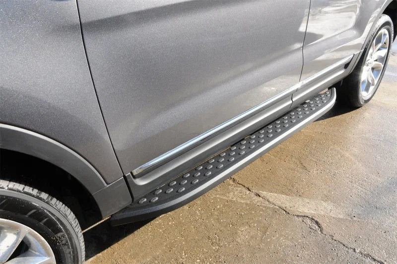 Deezee Universal Running Board Universal Cross Utility Vehicle NXc (Black Trim) - Side View