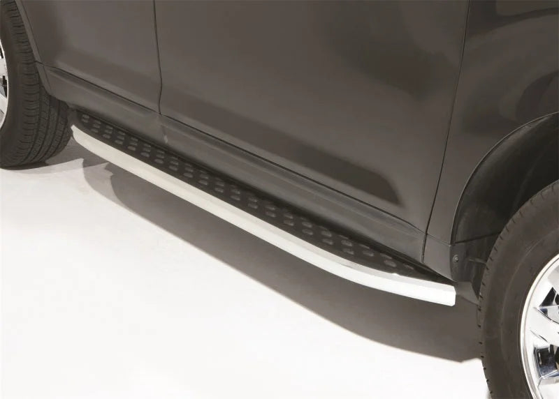 Deezee Universal Running Board Universal Cross Utility Vehicle NXc (Chrome Trim) - Side View