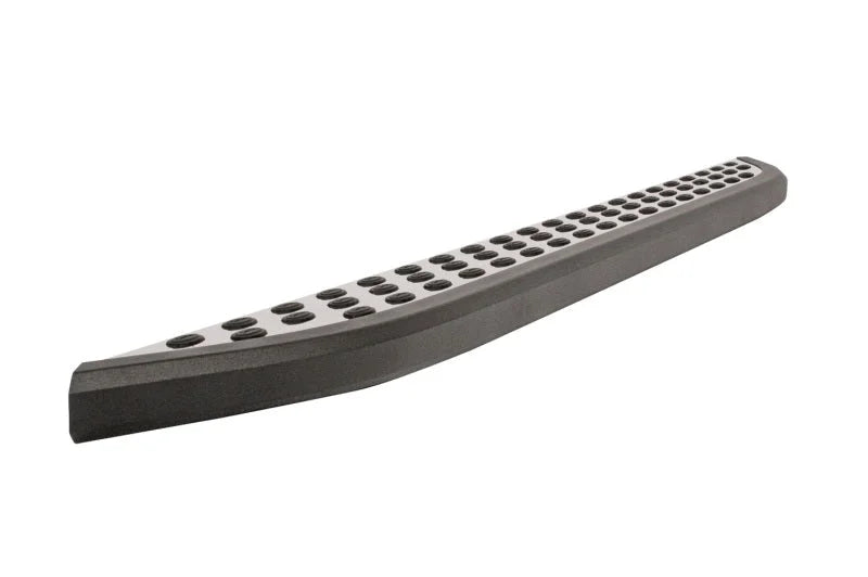 Deezee Universal Running Board Universal Cross Utility Vehicle NXc (Stainless Top w Blk Trim) - Main Product View