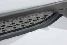 Load image into Gallery viewer, Deezee Universal Running Board Universal Cross Utility Vehicle NXc (Stainless Top w Blk Trim) - Side View