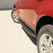 Load image into Gallery viewer, Deezee Universal Running Board Universal Cross Utility Vehicle NXc (Stainless Top w Blk Trim) - Back View