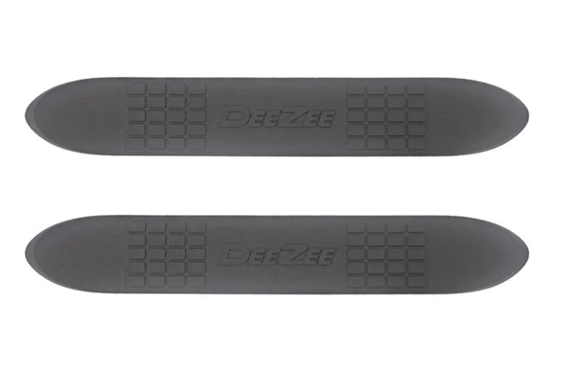 Deezee Universal Service Parts Step Pads 4In Checkered w/ DZ Logo - Main Product View