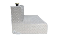 Load image into Gallery viewer, Deezee Universal Tanks - Auxiliary L-Shape Brite-Tread Aluminum (80 Gal) - Side View
