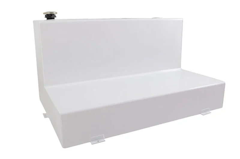 Deezee Universal Tanks - Auxiliary L-Shape Brite-Tread Aluminum (92 Gal) - Main Product View