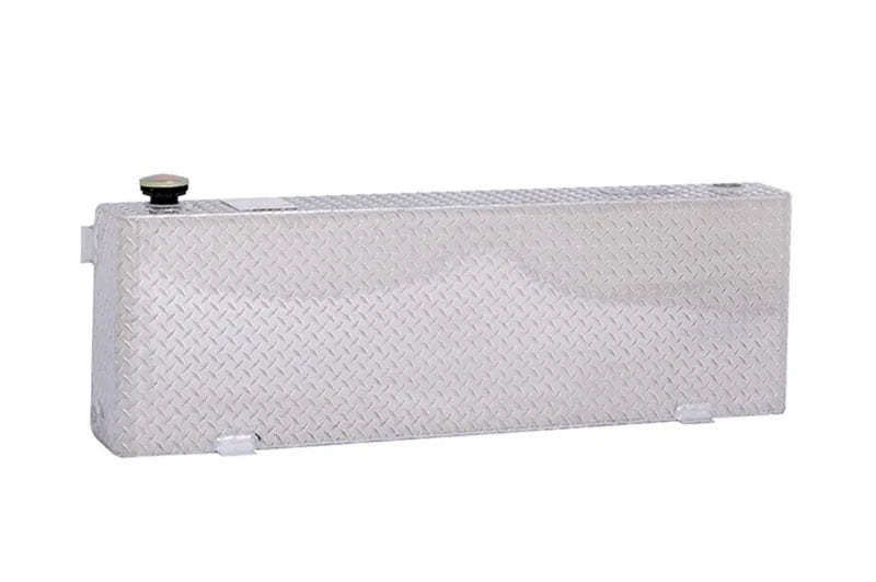 Deezee Universal Tanks - Auxiliary Long Rectangle Brite-Tread Aluminum - Main Product View
