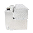 Load image into Gallery viewer, Deezee Universal Tanks - Combo Brite-Tread Aluminum (43 Gal) - Side View