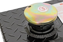 Load image into Gallery viewer, Deezee Universal Tanks - L-Shape Black Tread Aluminum (92 Gal) - Side View