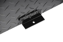 Load image into Gallery viewer, Deezee Universal Tanks - L-Shape Black Tread Aluminum (92 Gal) - Back View